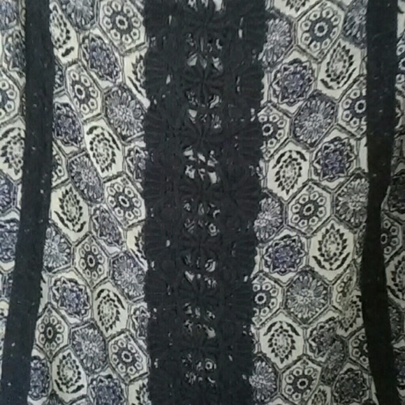 Rewind off the shoulder boho peasant style top - Picture 4 of 7